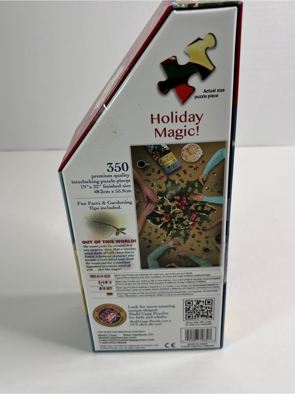 MADD Capp I Am Holly 350 piece floral shaped jigsaw puzzle - Picture 3 of 6